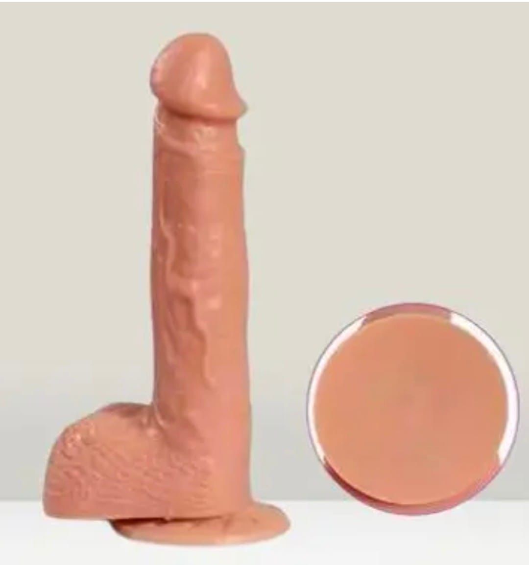 9.45in Silicone Dildo With Sucker Sex