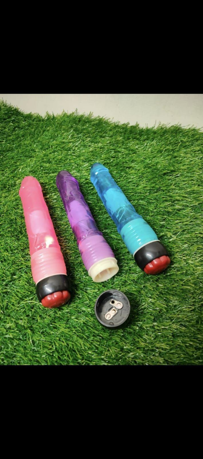 Female Masturbation Realistic Crystal Dildo Vibrator Sex Toy