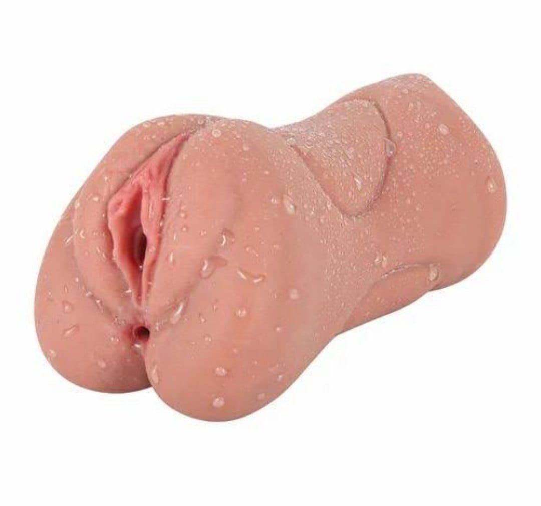 Masturbator 2 In 1 Vagina And Mouth Realistic Feel Massager